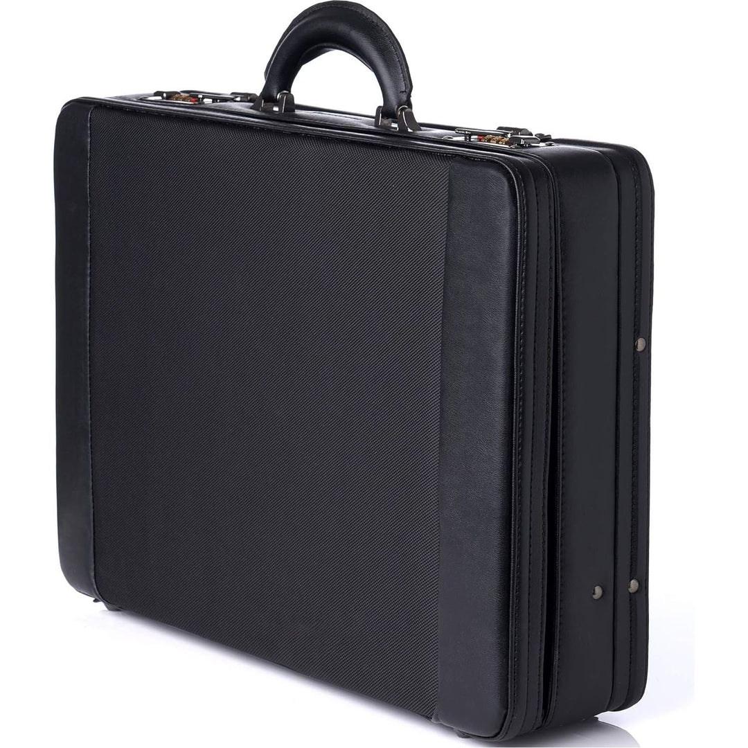 Alpine Swiss Mens Briefcase | Hard Side Business Case | Expandable Attache Case for Men | Dual Combination Locks | Padded Interior | Multi Organizer Pockets - Just Closeouts Canada Inc.