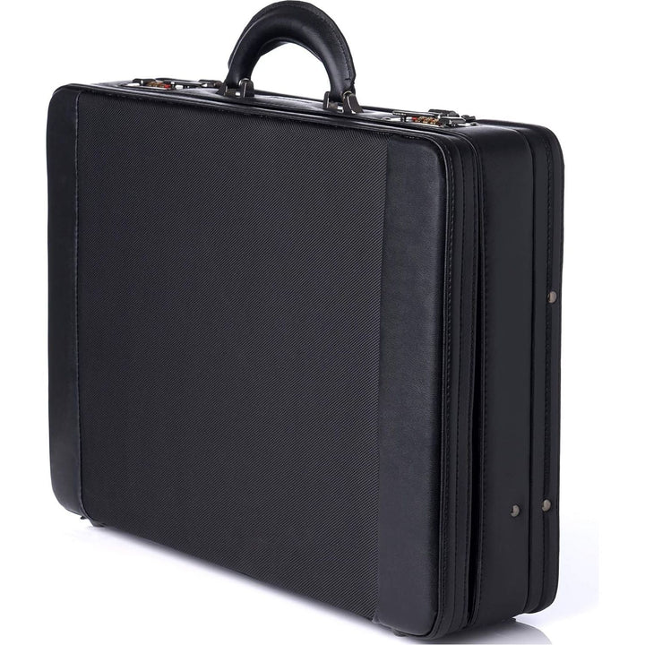 Alpine Swiss Mens Briefcase | Hard Side Business Case | Expandable Attache Case for Men | Dual Combination Locks | Padded Interior | Multi Organizer Pockets - Just Closeouts Canada Inc.