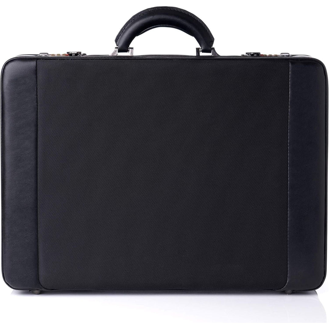 Alpine Swiss Mens Briefcase | Hard Side Business Case | Expandable Attache Case for Men | Dual Combination Locks | Padded Interior | Multi Organizer Pockets - Just Closeouts Canada Inc.