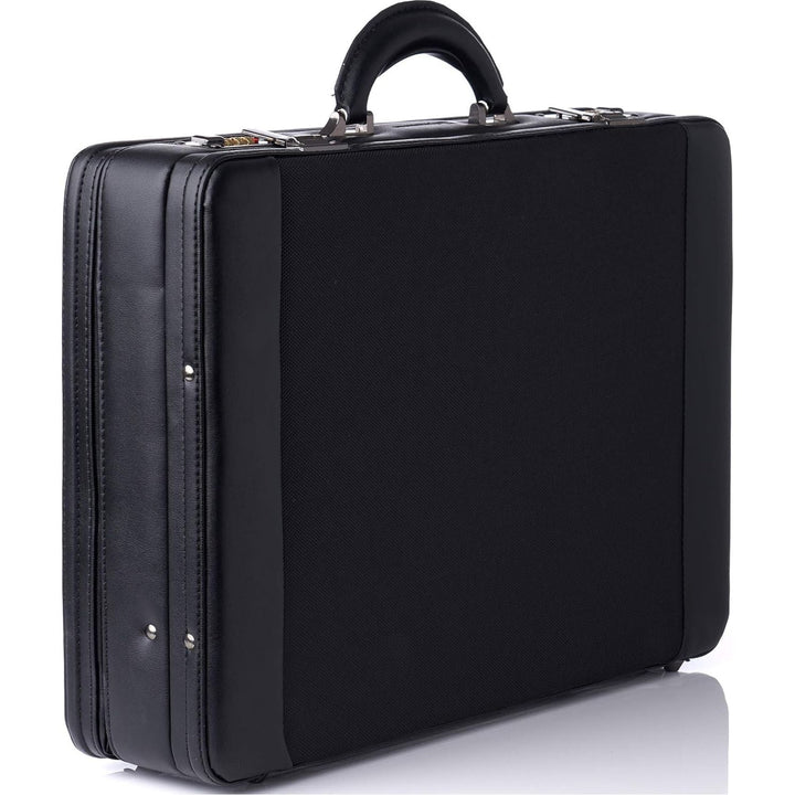 Alpine Swiss Mens Briefcase | Hard Side Business Case | Expandable Attache Case for Men | Dual Combination Locks | Padded Interior | Multi Organizer Pockets - Just Closeouts Canada Inc.