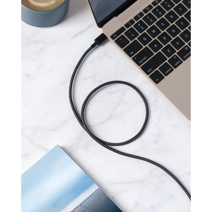 Anker USB C Cable, [2 - Pack, 6 ft] Type C Charger Premium Nylon USB Cable, USB A to Type C Charging Cable Fast Charge for Samsung Galaxy S10 S10+ / Note 8, LG V20 and Other USB C Charger (Black) - Just Closeouts Canada Inc.