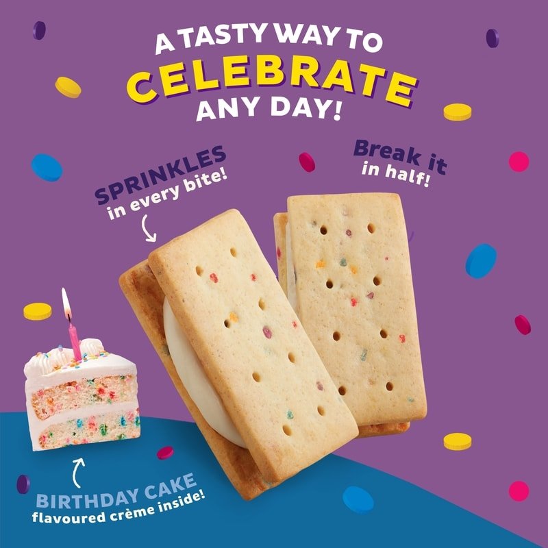 Annie's Organic Birthday Cake Graham Sandwiches, 226 g - Just Closeouts Canada Inc.013562134847