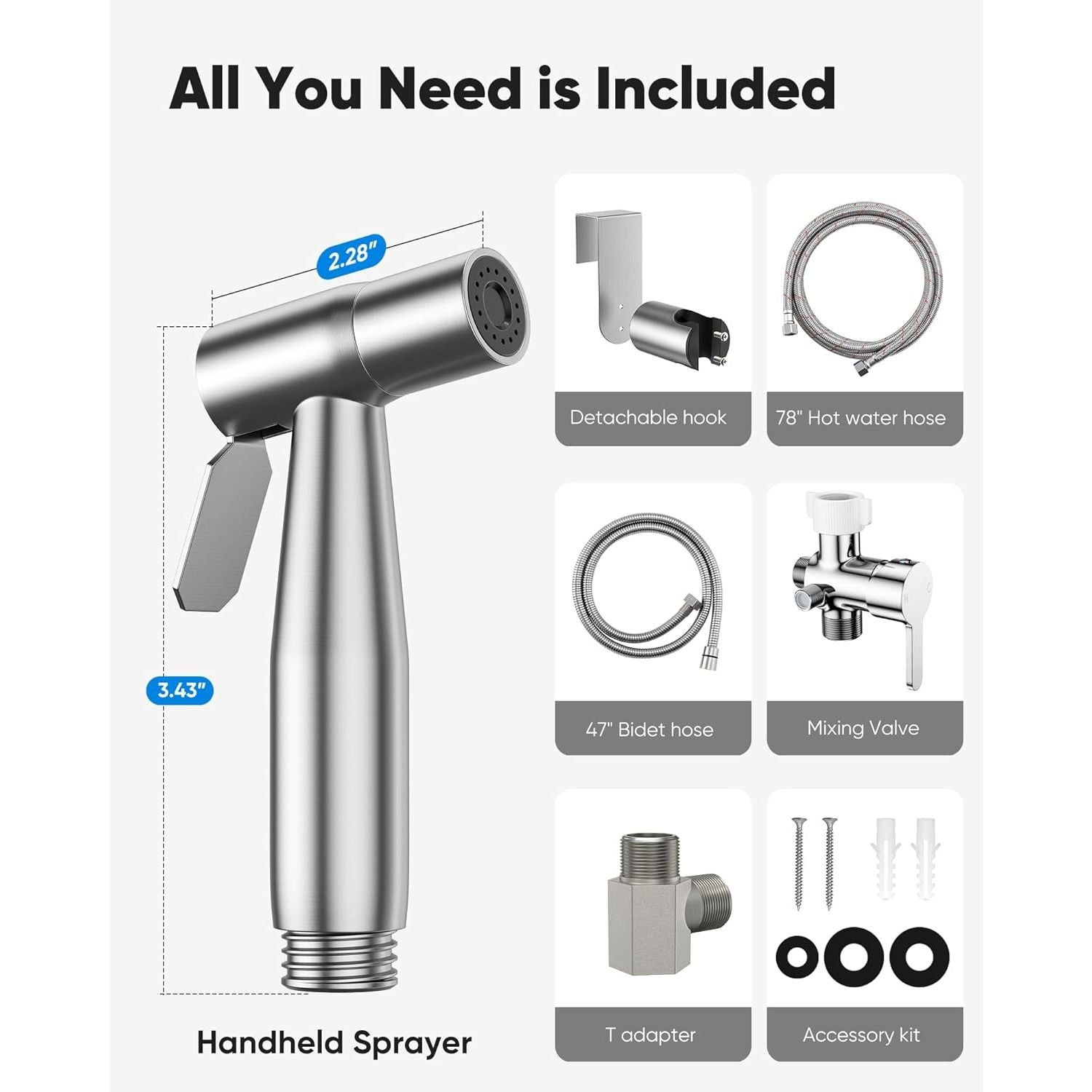 Arofa Hot And Cold Handheld Bidet Sprayer For Toilet Warm Water Bidet Arofa Hot And Cold Handheld Bidet Sprayer For Toilet Warm Water Bidet