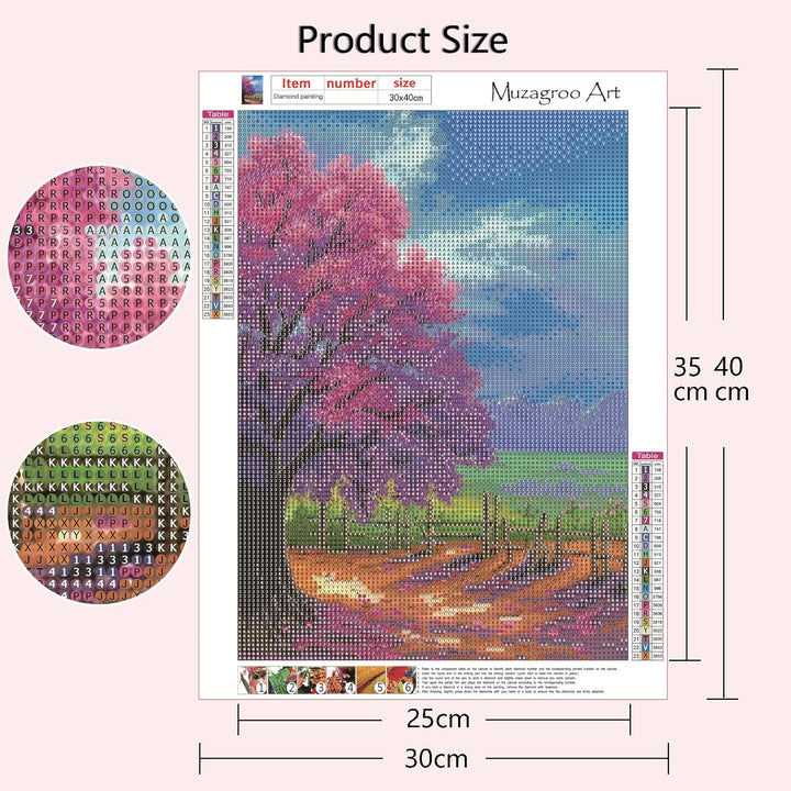 Art 4 Pack 5D Diamond Painting Kits for Adults DIY Drill Diamond Art Kits 4 Seasons Wall Art for Living Room Diamonds Arts and Crafts by Numbers for Beginners - Just Closeouts Canada Inc.