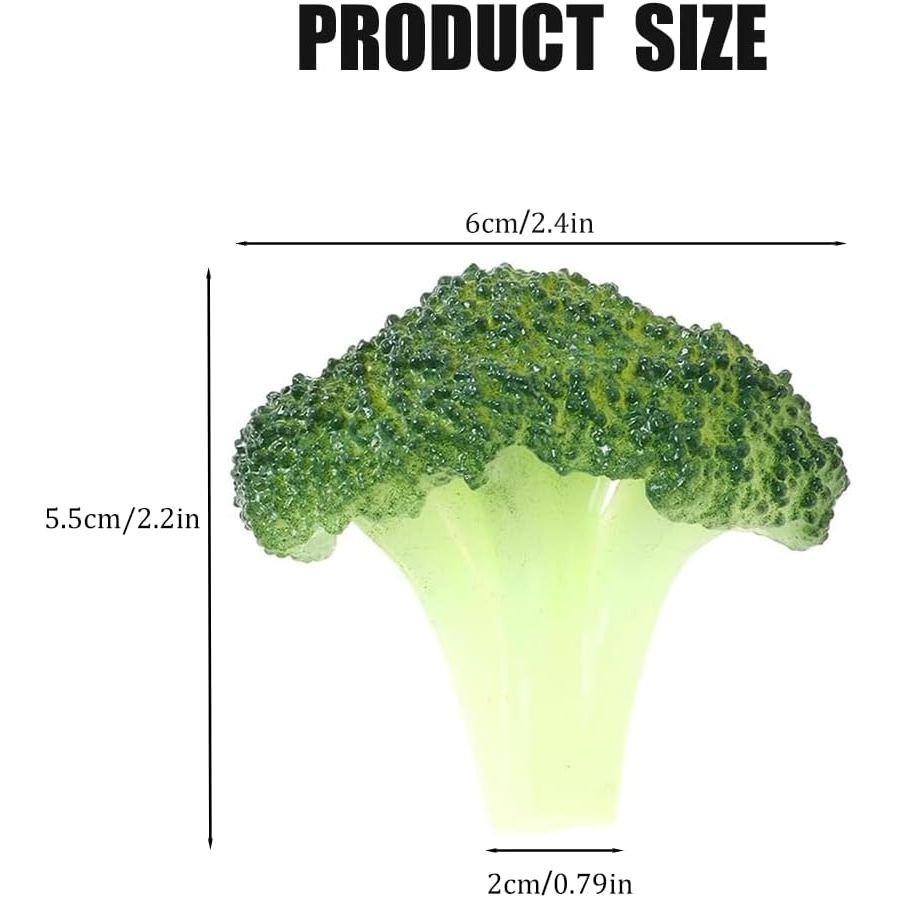 Artificial Broccoli Florets for Display, 6 Pieces - Just Closeouts Canada Inc.X004I7ZMHN