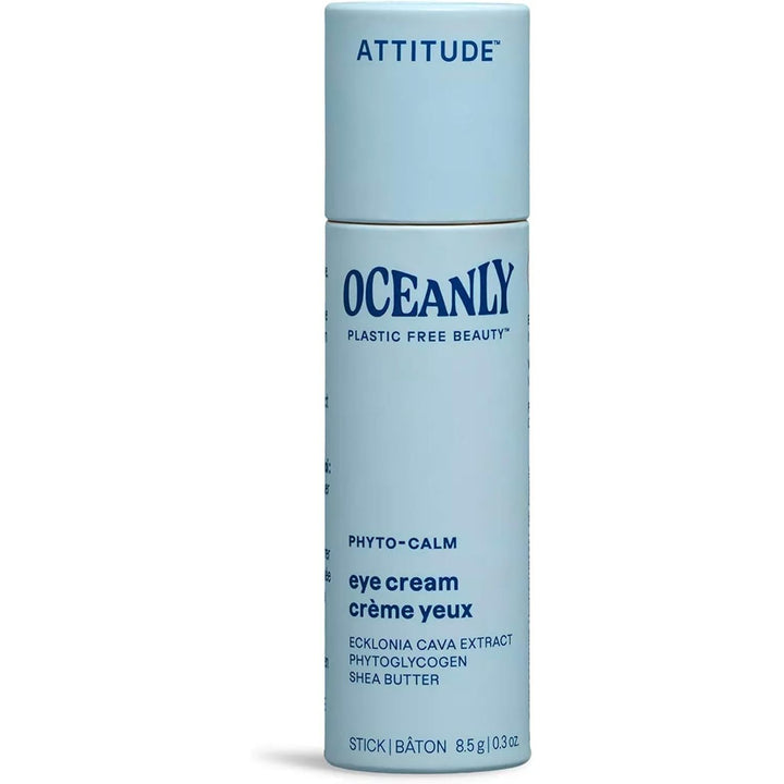 ATTITUDE Oceanly Eye Cream Stick, Made in Canada, EWG Verified, Plastic-free, Plant & Mineral-Based Ingredients, Vegan Beauty Products, PHYTO CALM, Unscented, 8.5 grams - Just Closeouts Canada Inc.626232160567