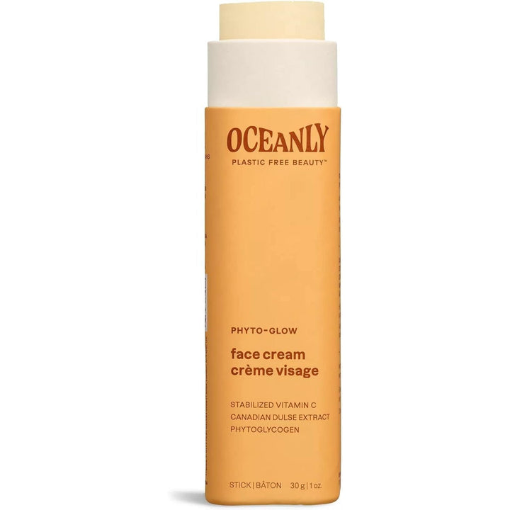 ATTITUDE Oceanly Face Cream Stick, EWG Verified, Plastic-free, Plant & Mineral-Based Ingredients, Vegan Beauty Products, PHYTO GLOW, Unscented, 30g - Just Closeouts Canada Inc.626232160529