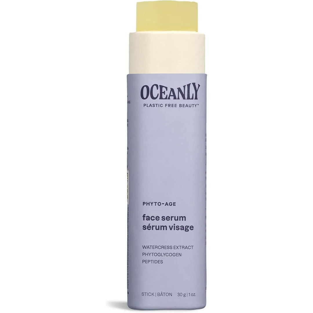 ATTITUDE Oceanly Face Serum Bar, EWG Verified, Plastic-free, Plant and Mineral-Based Ingredients, Vegan Skin Care Products, PHYTO AGE, Unscented, 30G - Just Closeouts Canada Inc.626232160611