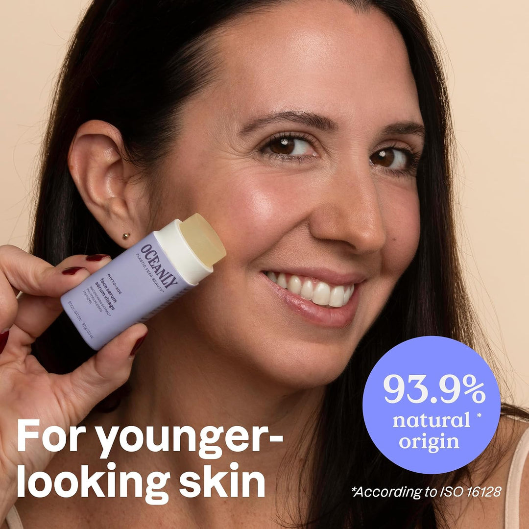 ATTITUDE Oceanly Face Serum Bar, EWG Verified, Plastic-free, Plant and Mineral-Based Ingredients, Vegan Skin Care Products, PHYTO AGE, Unscented, 30G - Just Closeouts Canada Inc.626232160611