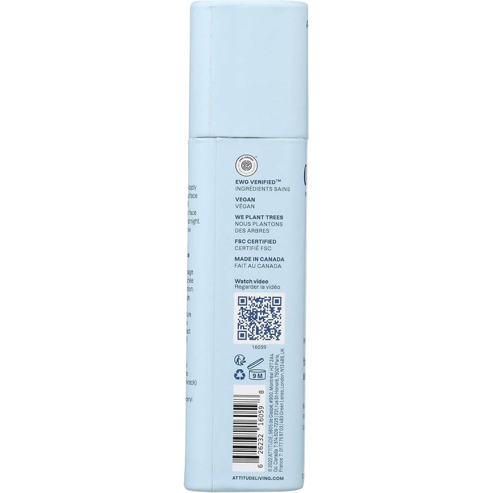 ATTITUDE Oceanly Face Serum, EWG Verified, Plastic-free, Plant and Mineral-Based Ingredients, Vegan and Cruelty-free Beauty Products, PHYTO CALM, Unscented, 30G - Just Closeouts Canada Inc.626232160598
