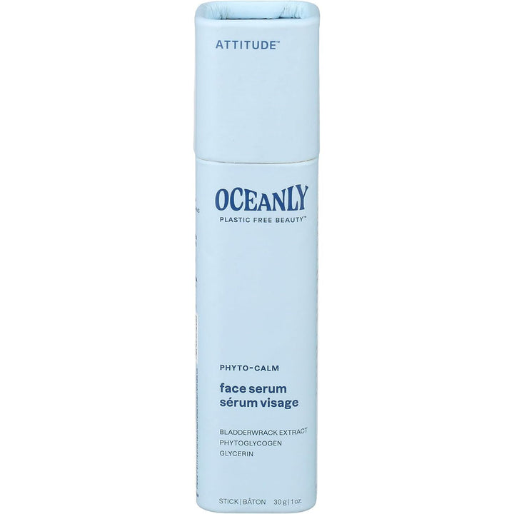 ATTITUDE Oceanly Face Serum, EWG Verified, Plastic-free, Plant and Mineral-Based Ingredients, Vegan and Cruelty-free Beauty Products, PHYTO CALM, Unscented, 30G - Just Closeouts Canada Inc.626232160598