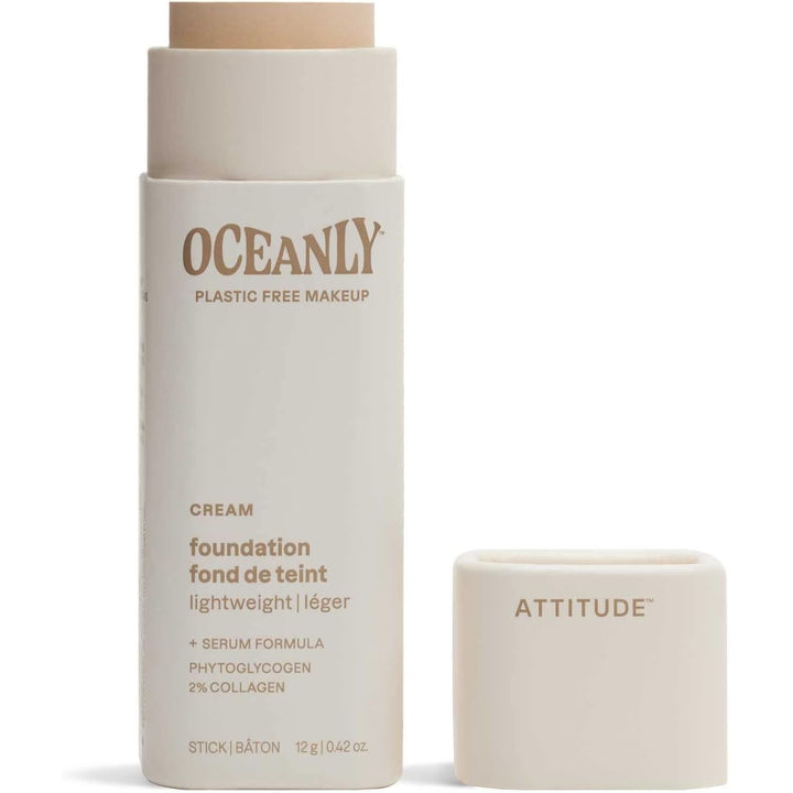 Attitude Oceanly Lightweight Foundation (Cream, Unscented) - 12g - Just Closeouts Canada Inc.626232161403
