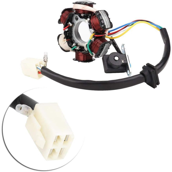 Atv Stator, ATV Tao Tao Stator 6 Coil, Vertical Engine Stator, 6 - coil 5 - wire Magneto Stator Coil Fit for ATV Go Kart - Just Closeouts Canada Inc.