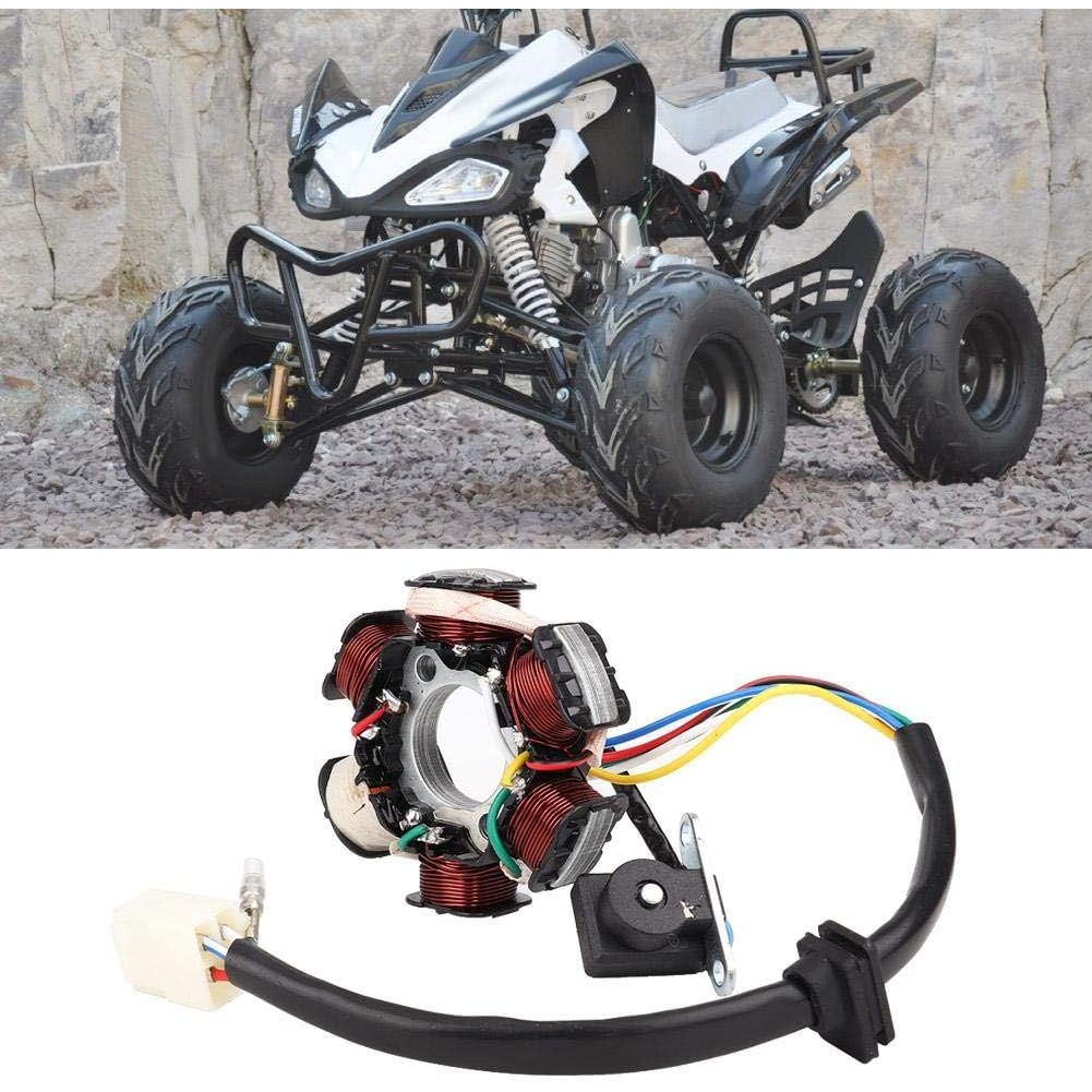 Atv Stator, ATV Tao Tao Stator 6 Coil, Vertical Engine Stator, 6 - coil 5 - wire Magneto Stator Coil Fit for ATV Go Kart - Just Closeouts Canada Inc.