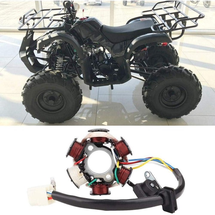 Atv Stator, ATV Tao Tao Stator 6 Coil, Vertical Engine Stator, 6 - coil 5 - wire Magneto Stator Coil Fit for ATV Go Kart - Just Closeouts Canada Inc.