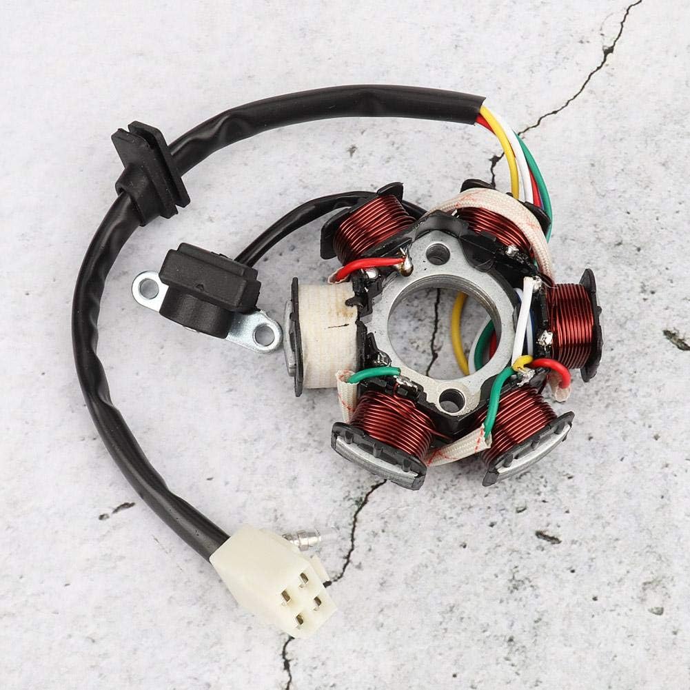 Atv Stator, ATV Tao Tao Stator 6 Coil, Vertical Engine Stator, 6 - coil 5 - wire Magneto Stator Coil Fit for ATV Go Kart - Just Closeouts Canada Inc.