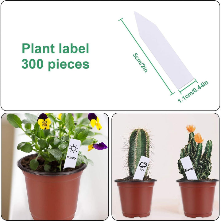 Augshy 250 Pack 4 Inch Plant Nursery Pots Seed Starting Pots Containers with 300 Labels for Indoor Outdoor Usage - Just Closeouts Canada Inc.
