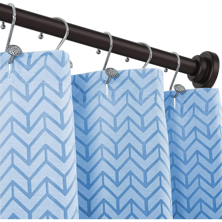 Ausemku Shower Curtain Rod Tension - 26 - 76 Inch Never Rust Non - Slip Spring Tension Curtain Rod No Drilling Stainless Steel Curtain Rod Use Bathroom Kitchen?Brown? - Just Closeouts Canada Inc.