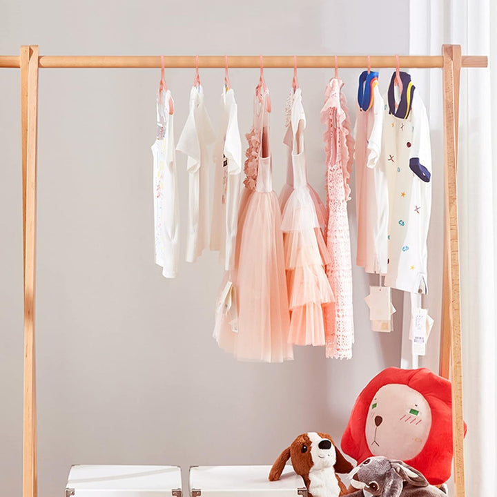 Baby Hangers for Closet - 11.4 Inch 60 Pack Plastic Kids Hangers - Children Hangers & Infant Hangers & Toddler Hangers for Clothes (Pink) - Just Closeouts Canada Inc.X003SAZR5N