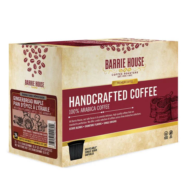 Barrie House Gingerbread Maple Single Serve K - Cup, 24ct - Just Closeouts Canada Inc.