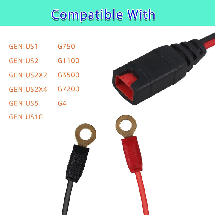 NOCO X-Connect compatible plug and eyelet connectors