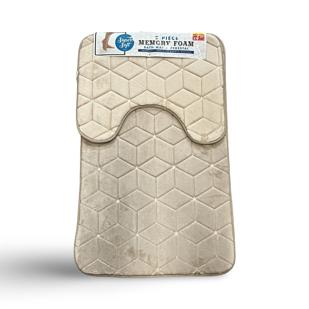 Bath Mat and Pedestal Set - Just Closeouts Canada Inc.