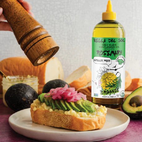 Bella Del Sol Organic Sunflower Oil Rosemary, 750mL - Just Closeouts Canada Inc.
