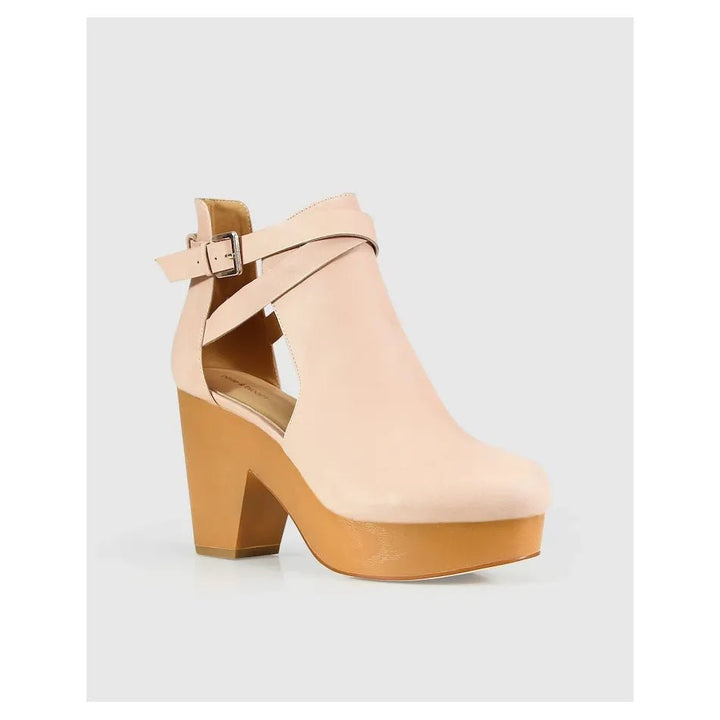 Belle & Bloom Fearless Clog Ankle Boot - Blush, Size 8 US - Just Closeouts Canada Inc.9343608122462
