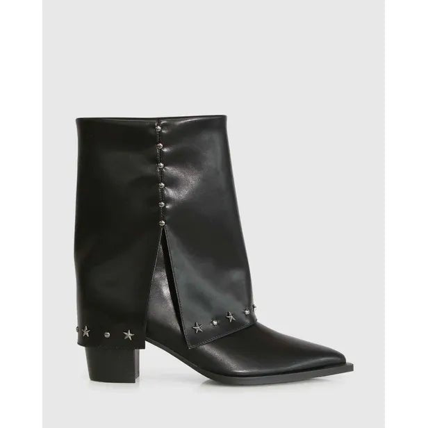 Belle & Bloom Forever Young Western Boot - Black, Size 10 US - Just Closeouts Canada Inc.9343608132843