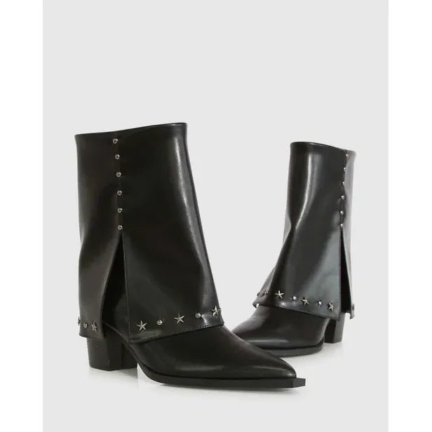 Belle & Bloom Forever Young Western Boot - Black, Size 10 US - Just Closeouts Canada Inc.9343608132843