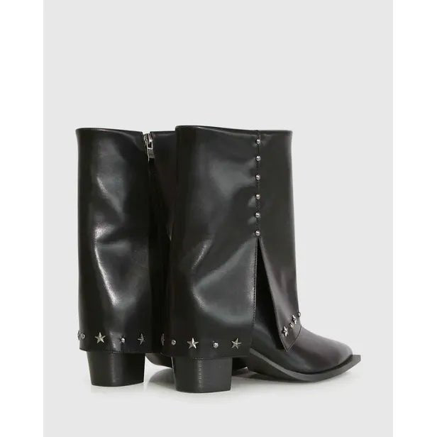 Belle & Bloom Forever Young Western Boot - Black, Size 10 US - Just Closeouts Canada Inc.9343608132843
