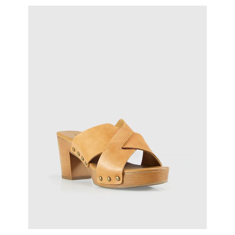 Belle & Bloom Midtown Clog Mule - Tan, Size 7 US - Just Closeouts Canada Inc.9343608122509