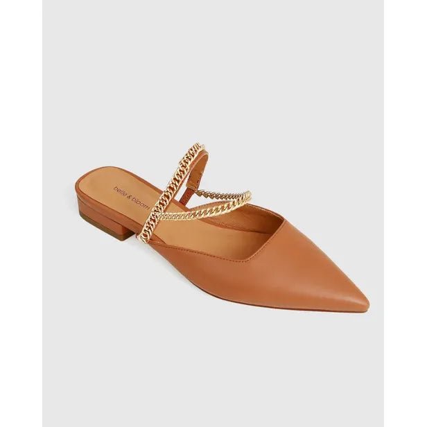 Belle & Bloom On The Go Leather Flat - Camel - Just Closeouts Canada Inc.no upc for size 9
