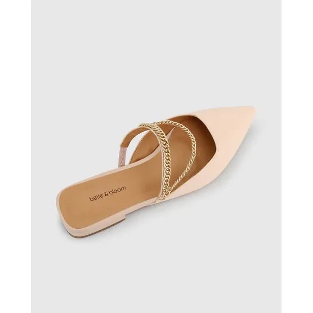 Belle & Bloom On The Go Leather Flat - Nude - Just Closeouts Canada Inc.9343608108305