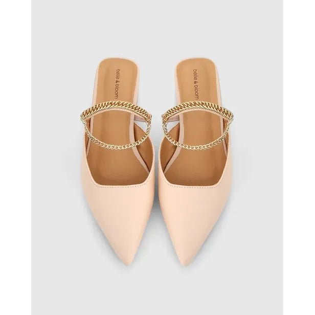 Belle & Bloom On The Go Leather Flat - Nude - Just Closeouts Canada Inc.9343608108305