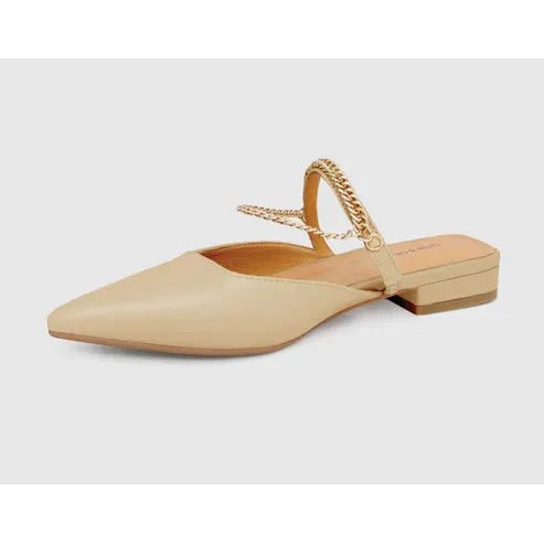 Belle & Bloom On The Go Leather Flat - Sand, Size 10 US - Just Closeouts Canada Inc.9343608118809