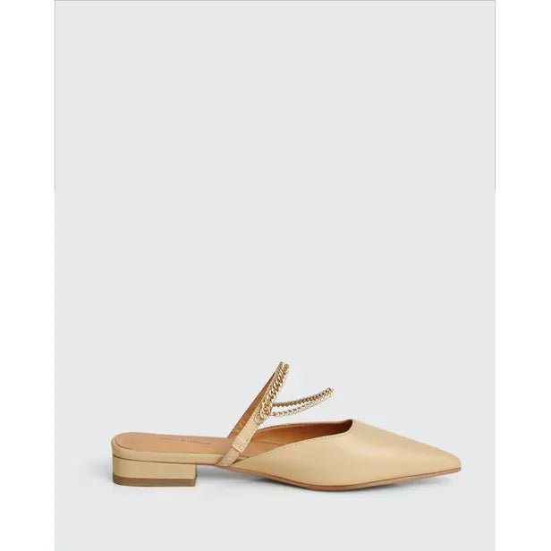 Belle & Bloom On The Go Leather Flat - Sand, Size 10 US - Just Closeouts Canada Inc.9343608118809