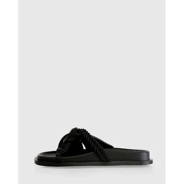 Belle & Bloom Whitehaven Slide - Black, Size 10 US - Just Closeouts Canada Inc.9343608131129