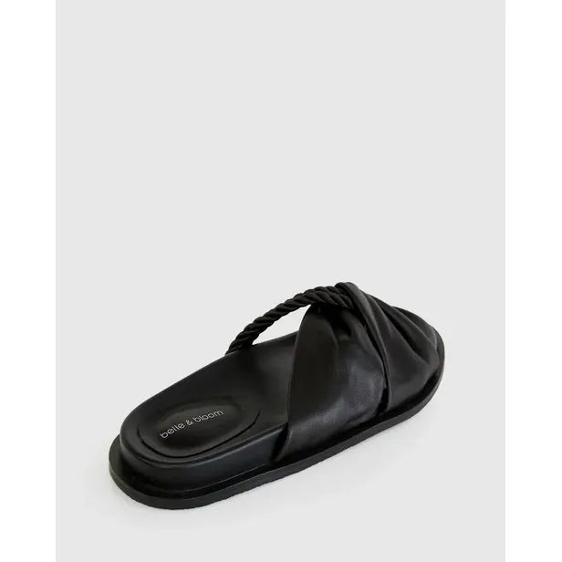 Belle & Bloom Whitehaven Slide - Black, Size 10 US - Just Closeouts Canada Inc.9343608131129