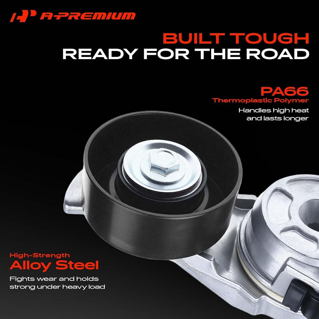 Belt Tensioner with Pulley for Ford, Lincoln & Mercury 4.6L V8 - Just Closeouts Canada Inc.