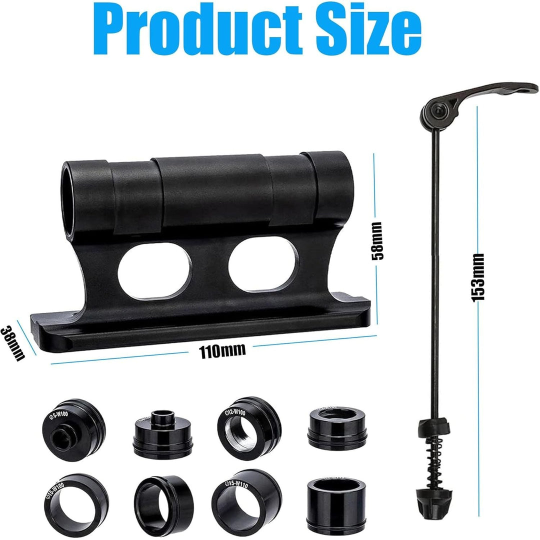 Bike Fork Mount Block, Aluminum Alloy Bicycle Front Fork, Quick Release Fork for Bikes Racks Securely Holds Flat Surface for Safe Transportation - Heat - Treated Aluminum - Just Closeouts Canada Inc.B0B5N4VNB3