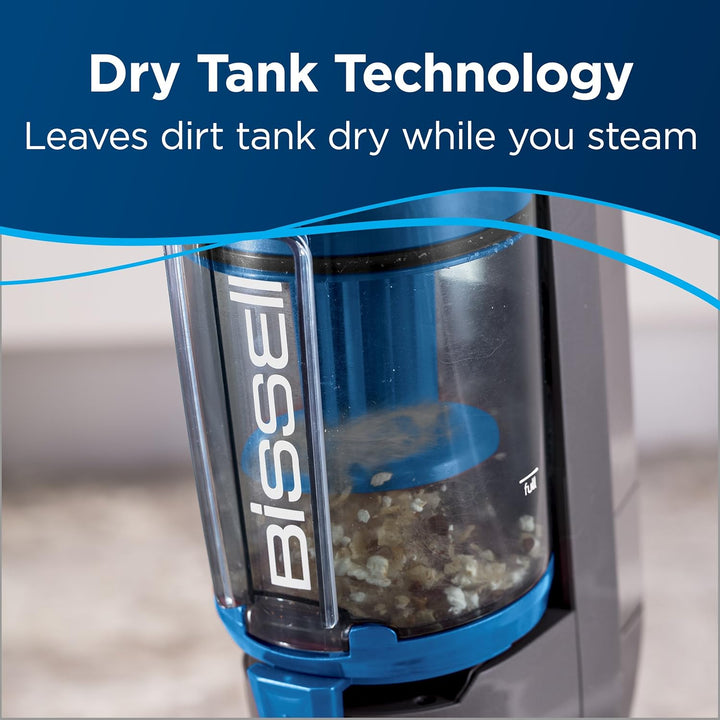 Bissell Symphony Vacuum for Hardwood and Tile Floors, 4 Pads Included, 1132A Steam mop - Just Closeouts Canada Inc.