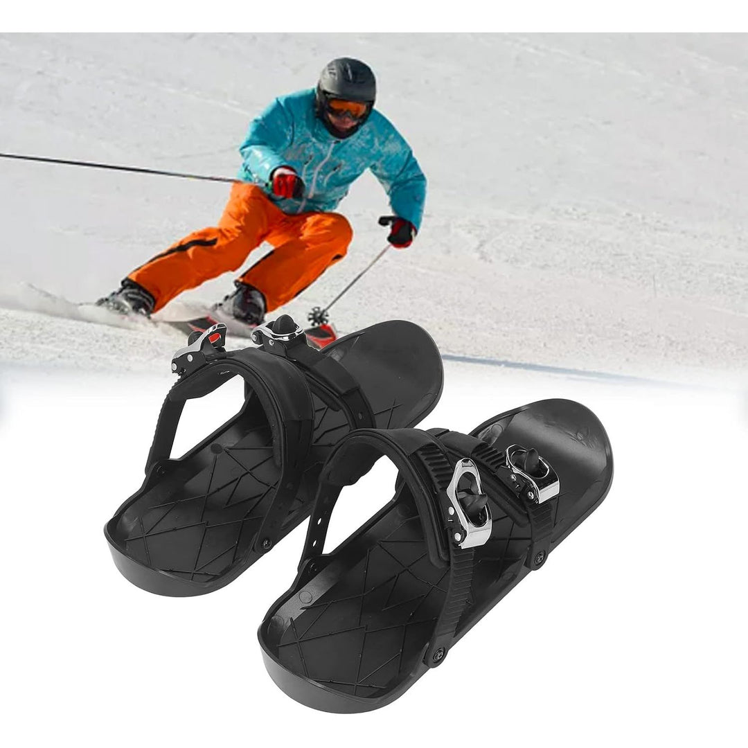 Black Adjustable Mini Ski Skates, 14.2-Inch Pair - Just Closeouts Canada Inc.X004PX1NZP
