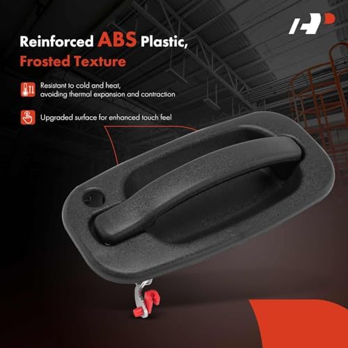 Black Front Driver Door Handle with Keyhole for Silverado/Sierra - Just Closeouts Canada Inc.