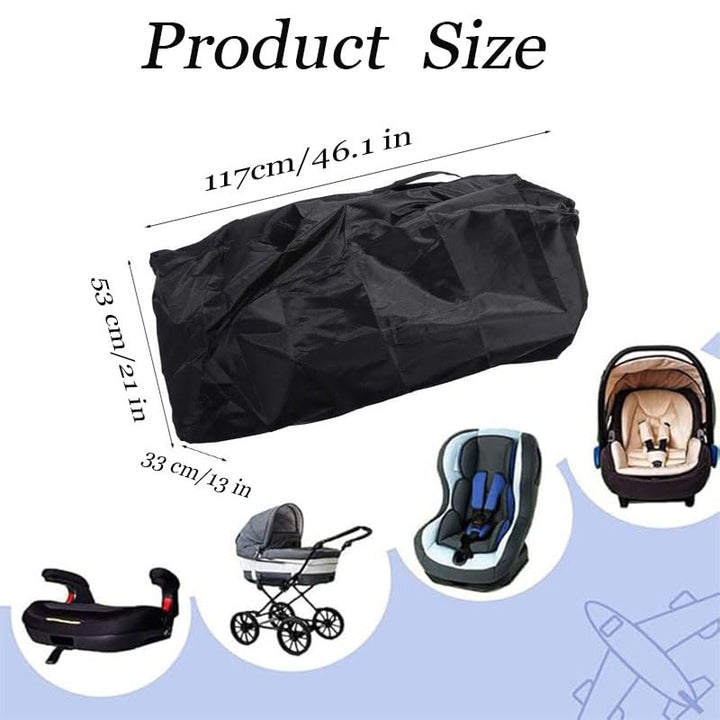 Black Gate-Check Car Seat & Stroller Travel Bag - Just Closeouts Canada Inc.B0DHVGP86B