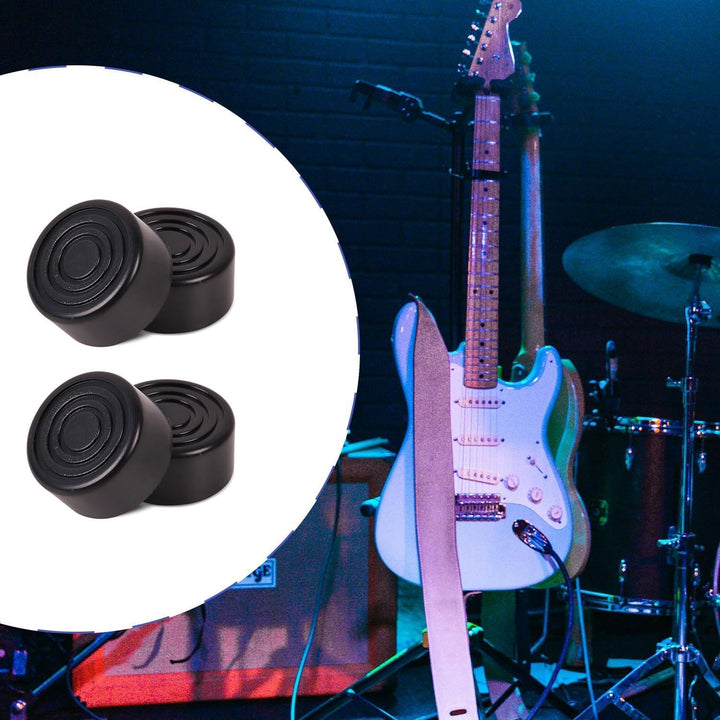 Black guitar effects pedal footswitch toppers, pack of 20, view 4