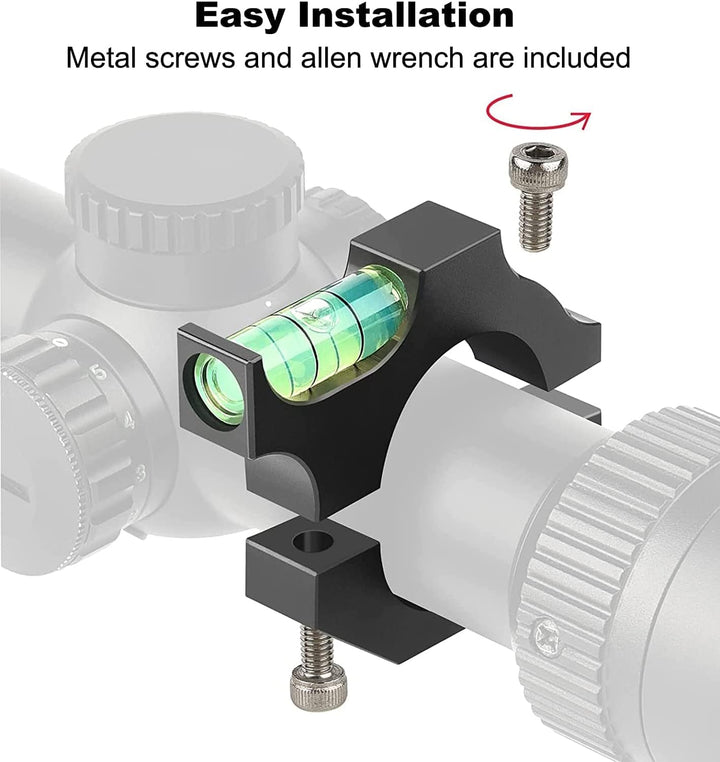 Black Scope Bubble Level for 30 mm Tubes - Just Closeouts Canada Inc.