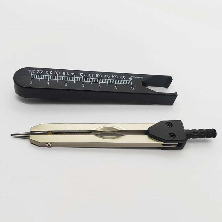 Black Stainless Steel ECG Caliper with Ruler Cover - Just Closeouts Canada Inc.X00482CPY1