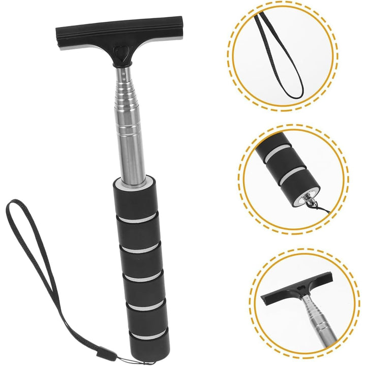 Black Telescopic Car Mirror Squeegee, 22–98 cm - Just Closeouts Canada Inc.X00463EYTB