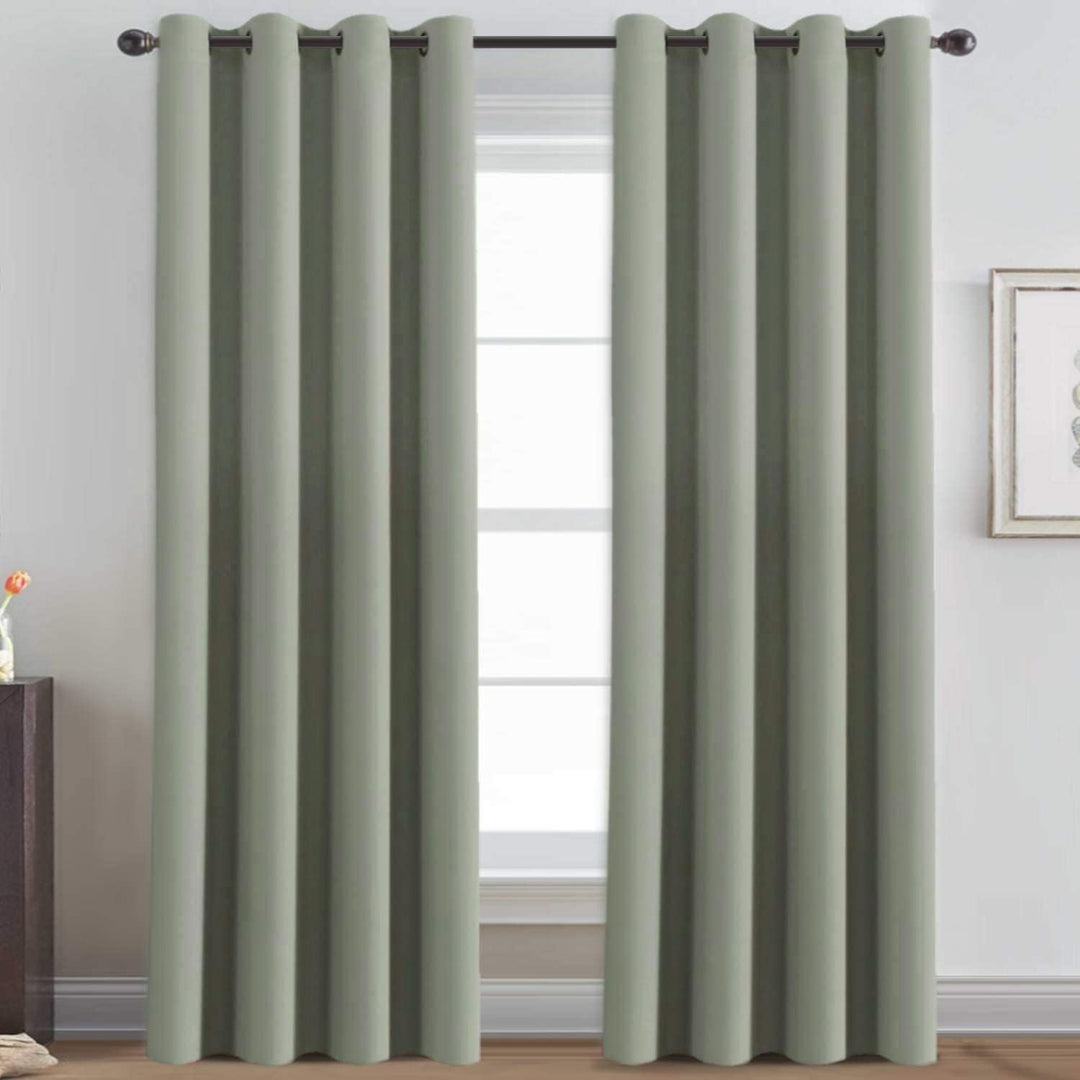 Blackout Grommet Curtain, Sage, 52 x 84 in, 1 Panel - Just Closeouts Canada Inc.